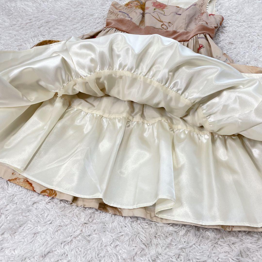美品✨MILK ミルク　ロリィタ ドール テディベア柄 ノースリーブ　ワンピース