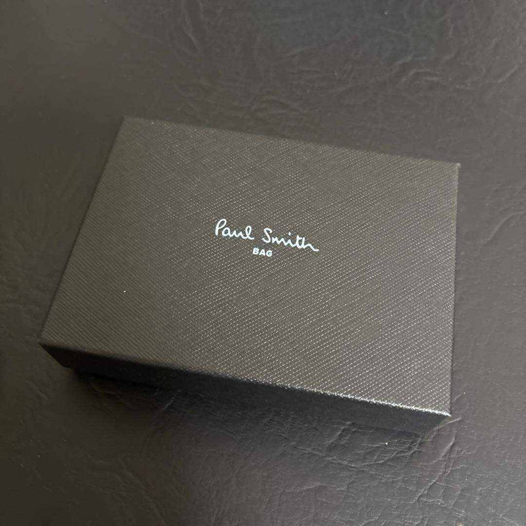 値下げ！新品 Paul Smith ネイビー✖️ピンク レザー 名刺入れ