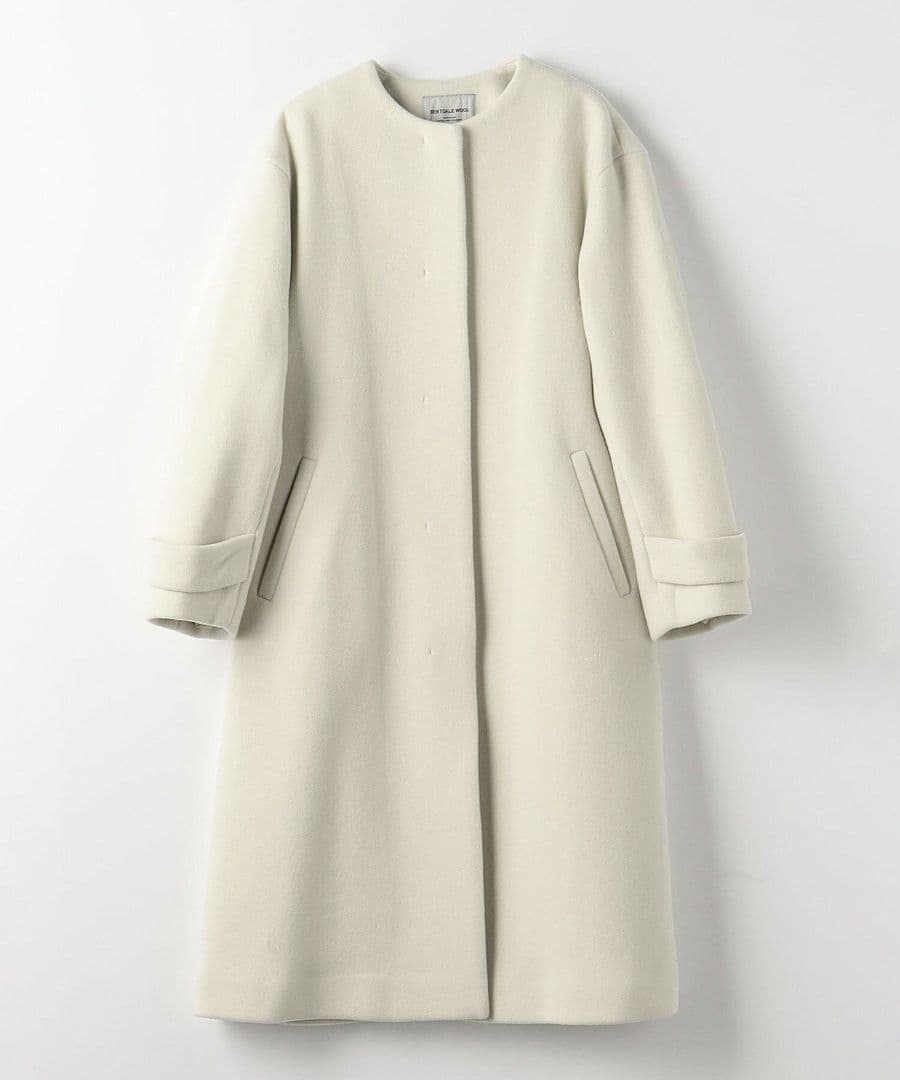 《新品 》SENTDALE WOOL セントデールウール ノーカラー コート