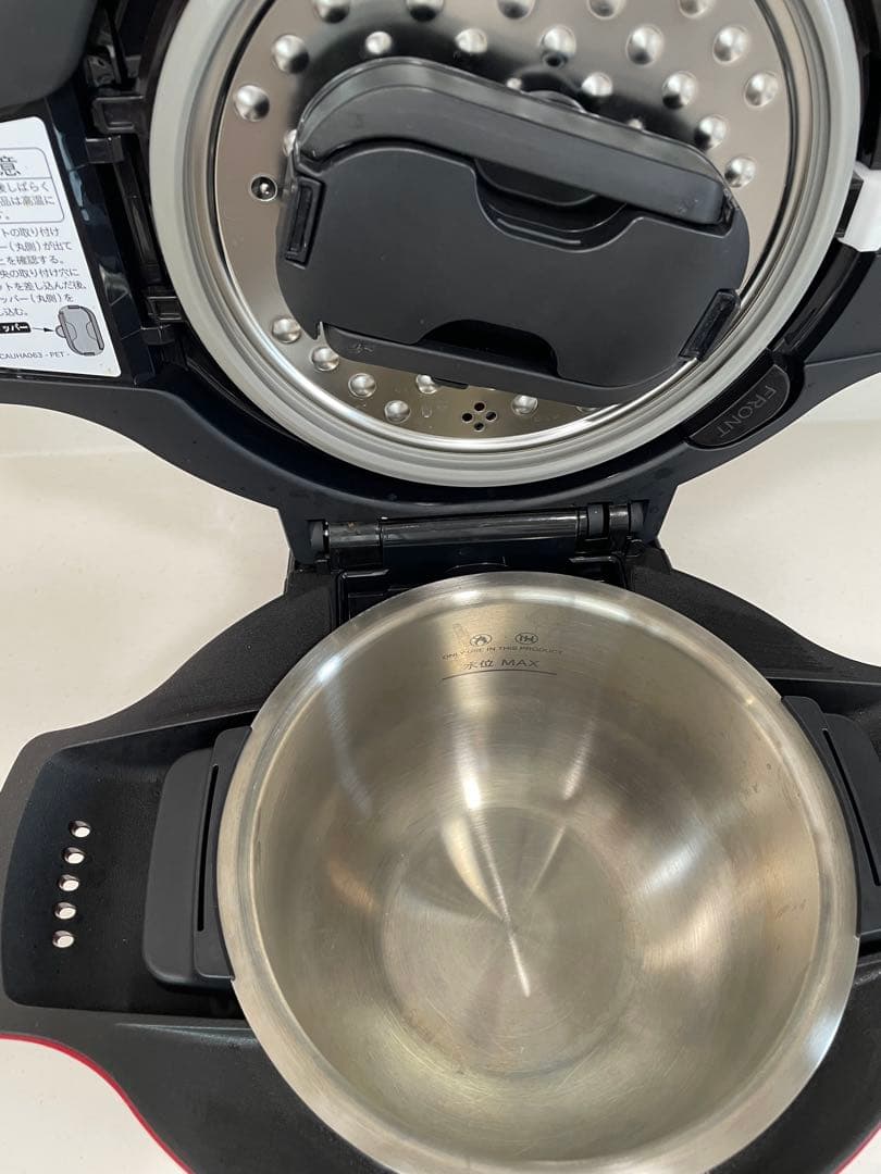 HEALSIO KN-HW16D-R 自動調理器 1.6L レッド