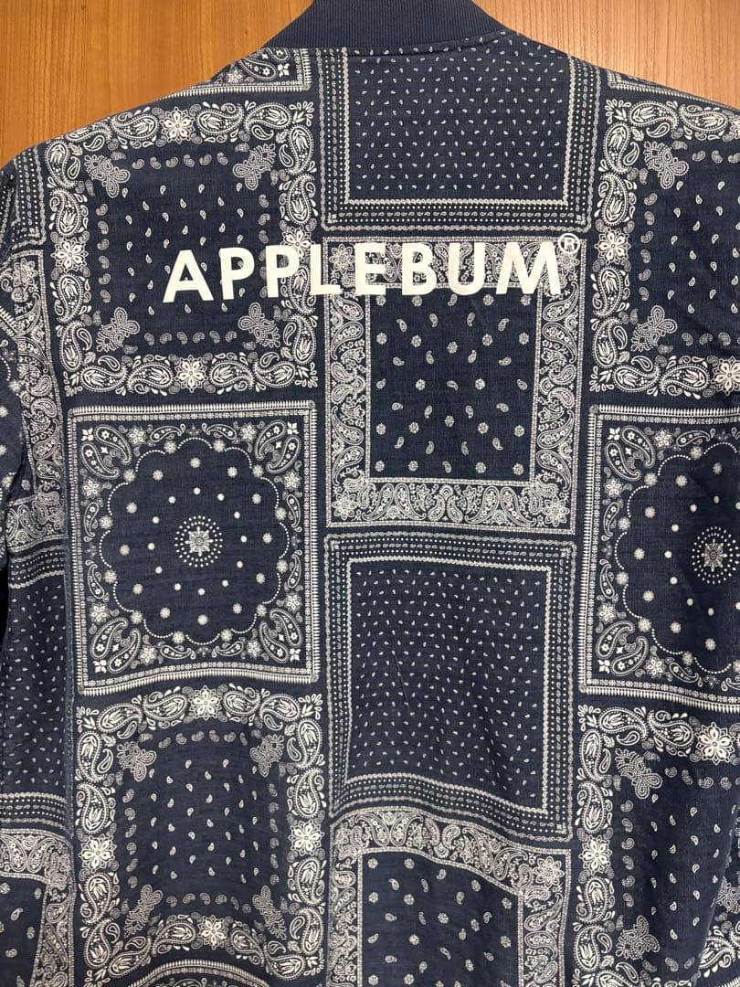 アップルバム　バンダナ柄　MAー1 XL