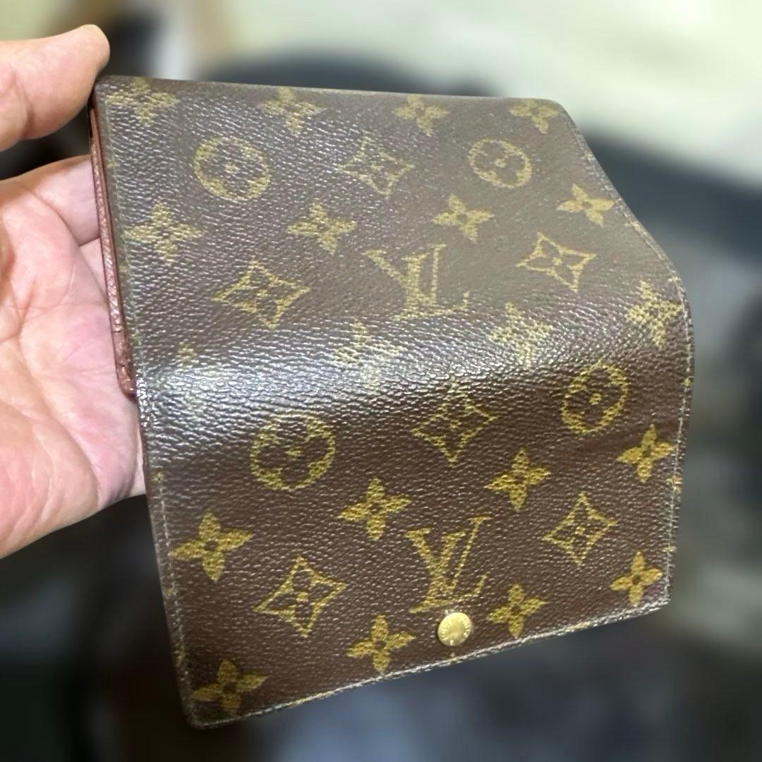 ⑤☆良品☆ モノグラム♪Ｌ字型ファスナー財布