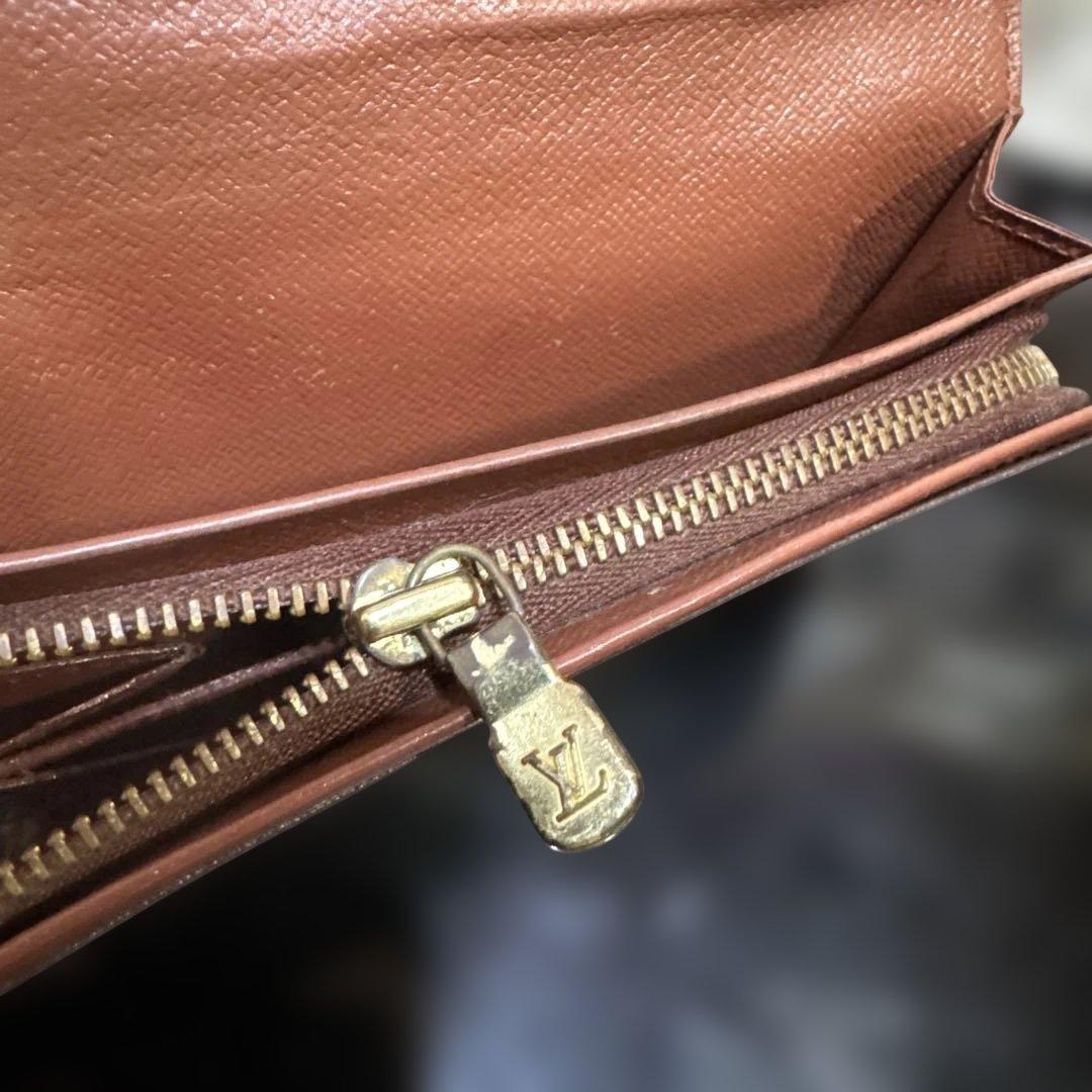 ⑤☆良品☆ モノグラム♪Ｌ字型ファスナー財布