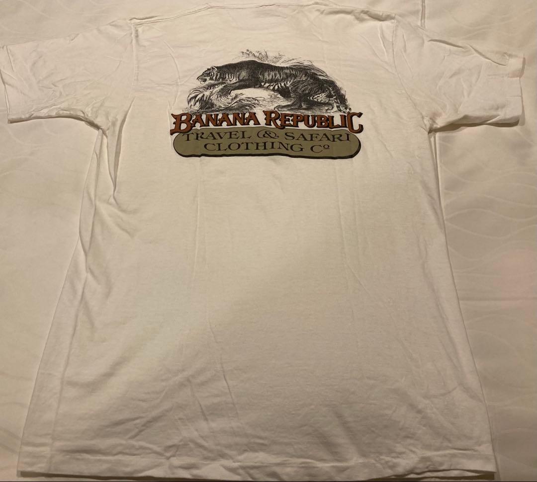 90s USA製 バナナリパブリック Pocket T-Shirt①
