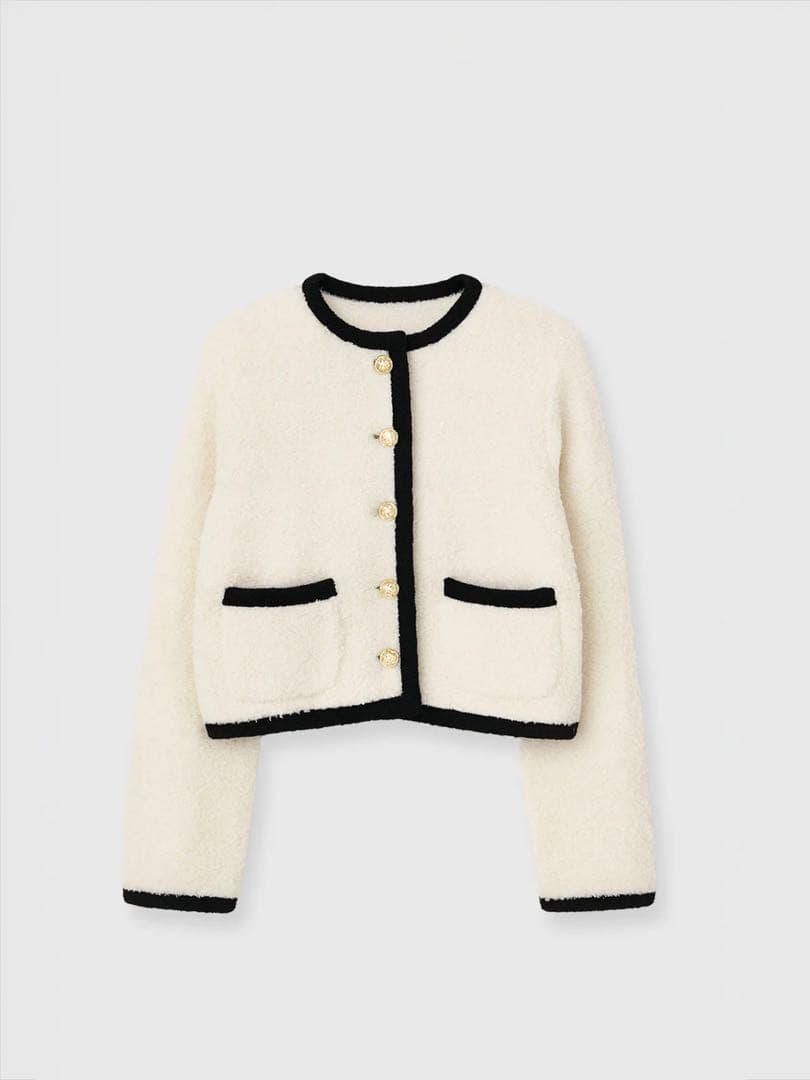 【新品】TEDDY KNIT JACKET