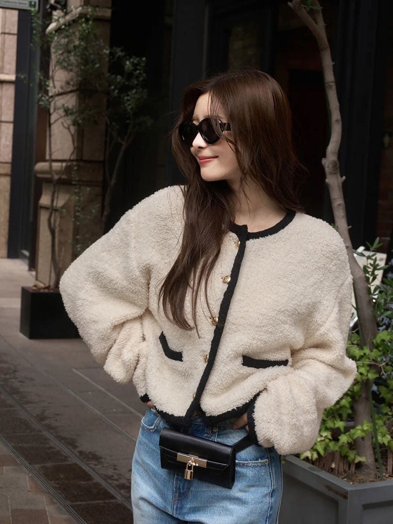 【新品】TEDDY KNIT JACKET