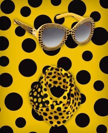 レア 草間彌生 × LOUISVUITTON ドット スヌード 水玉 ストール