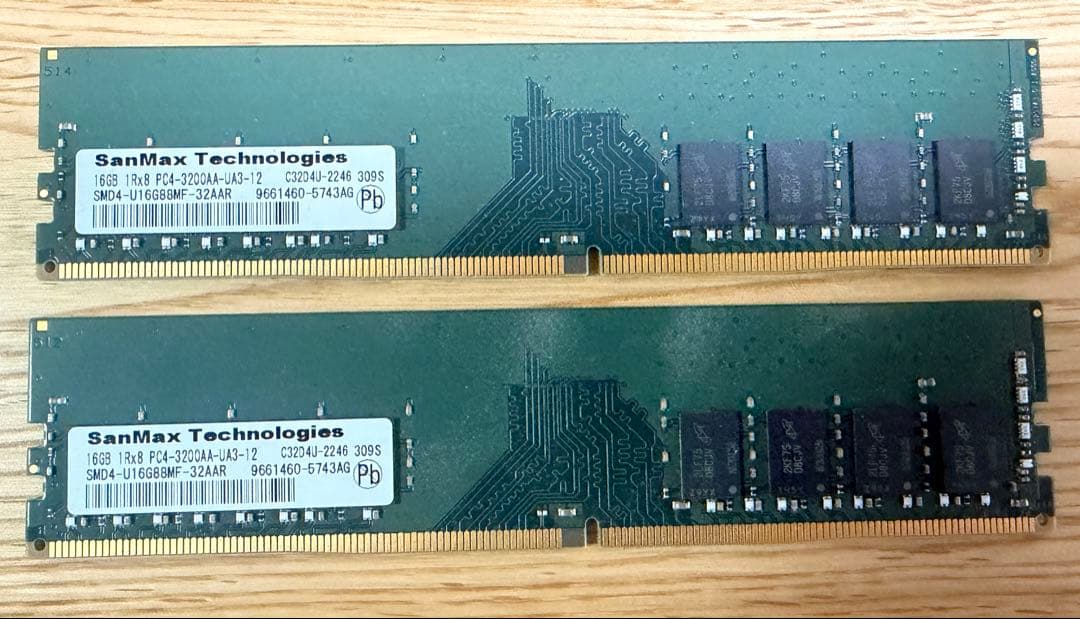 SanMax 16GB DDR4 3200MHz メモリ
