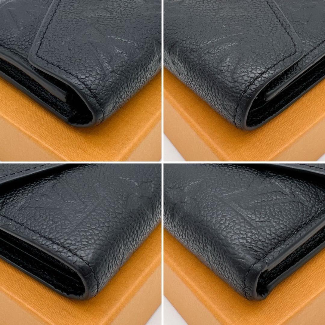 【美品 IC搭載】ヴィトン モノグラム アンプラント ヴィクトリーヌ 財布 黒