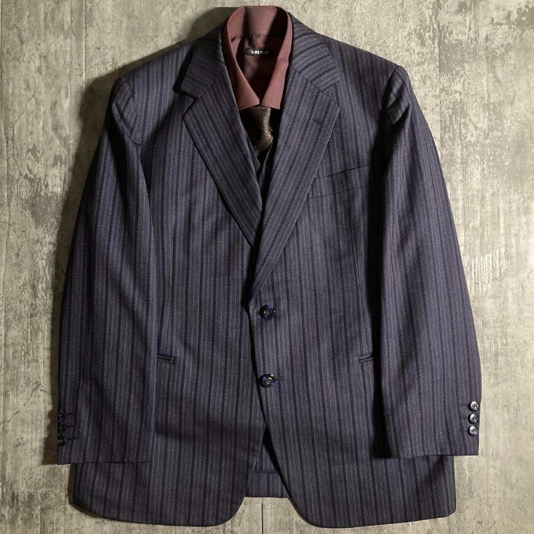Vintage 極上ウール スリーピース セットアップスーツ×Chloeネクタイ