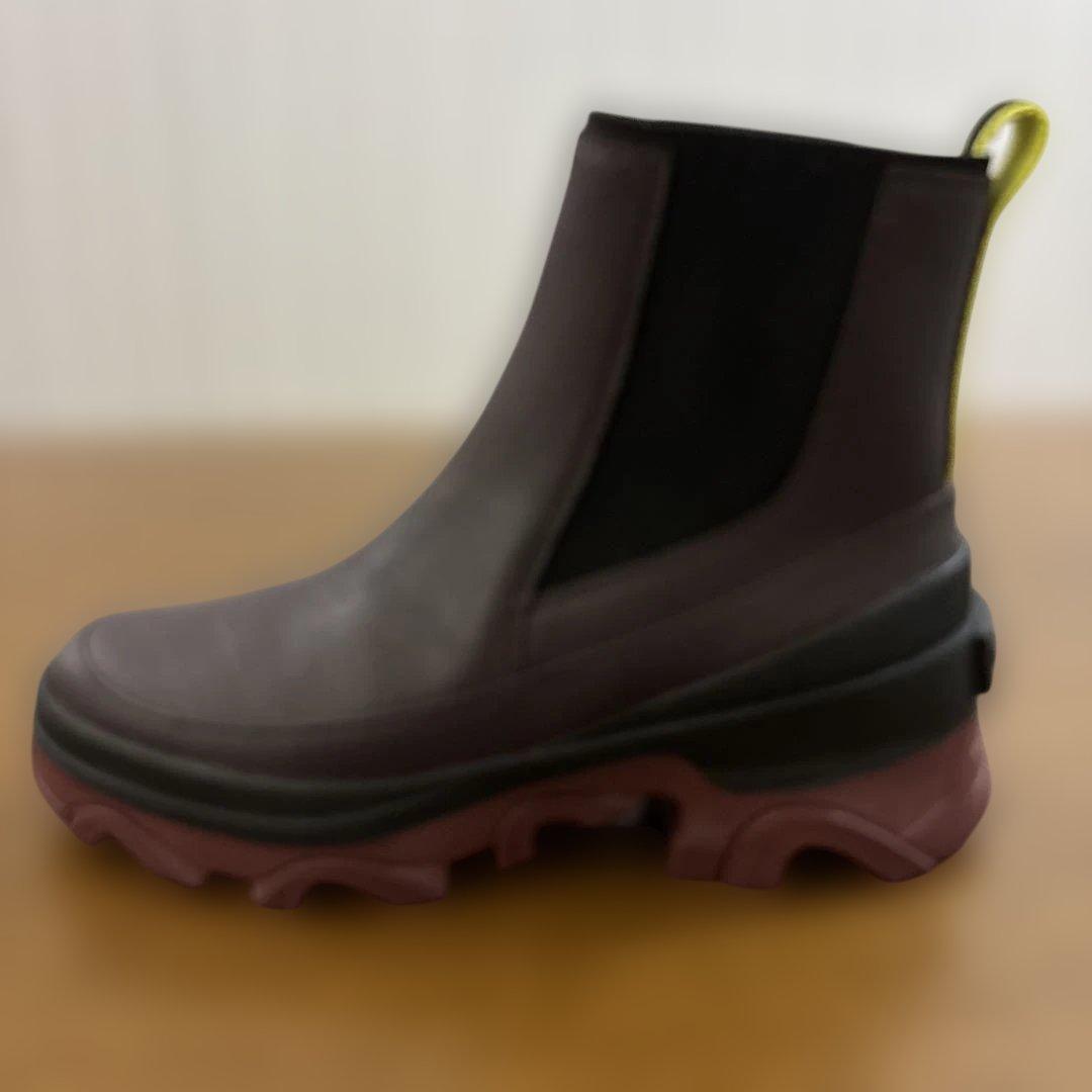 SOREL ダークブラウン サイドゴアブーツ