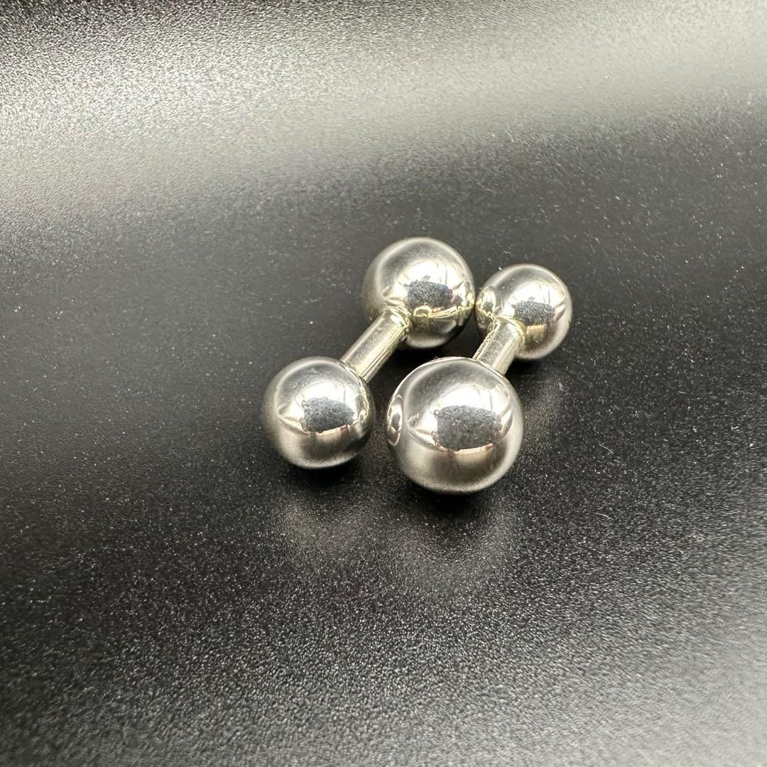 極美品✨　ティファニー　カフス　カフリンクス　ボール　シルバー　111