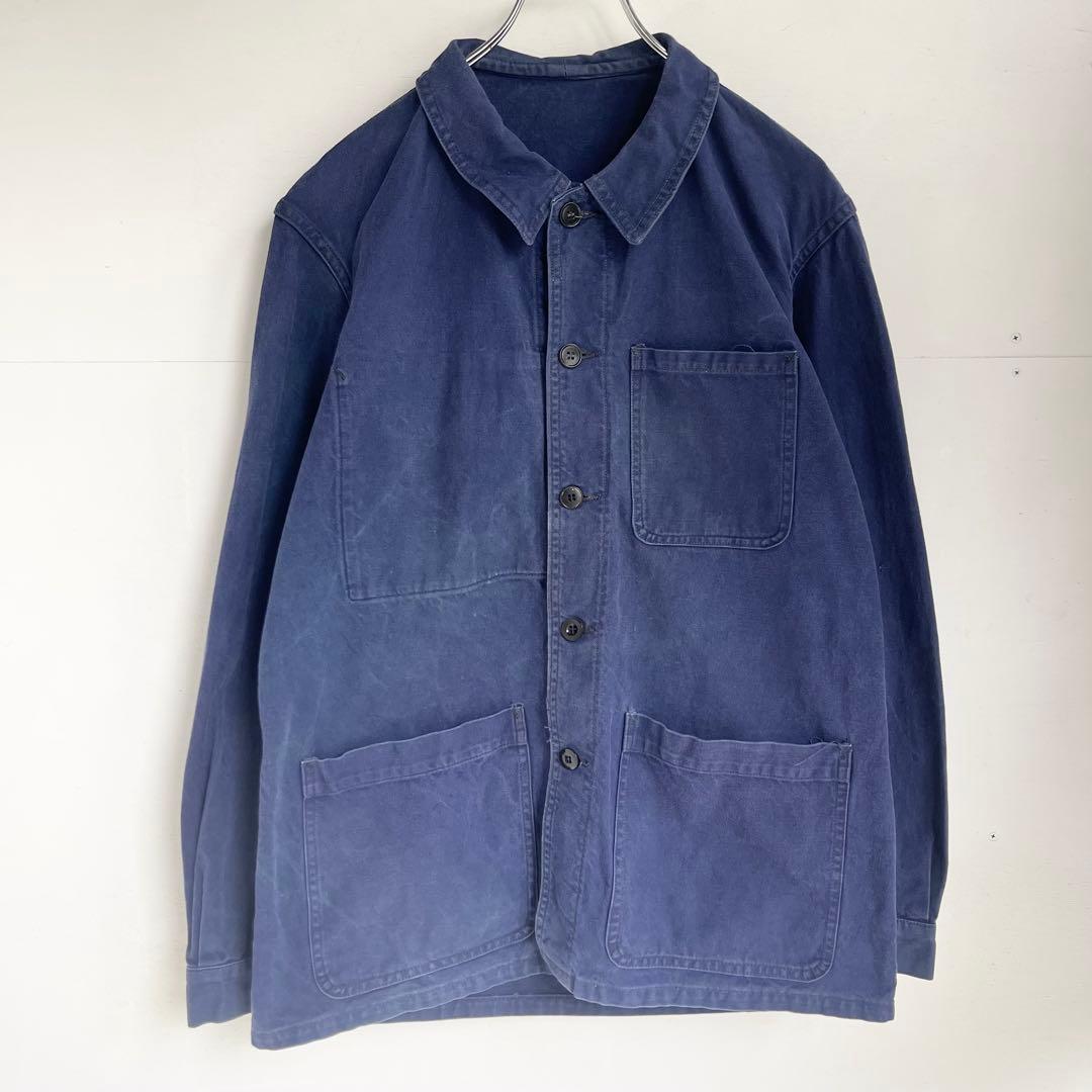 60s フランス軍 カバーオール ワークジャケット ヴィンテージ 古着 ユーロ