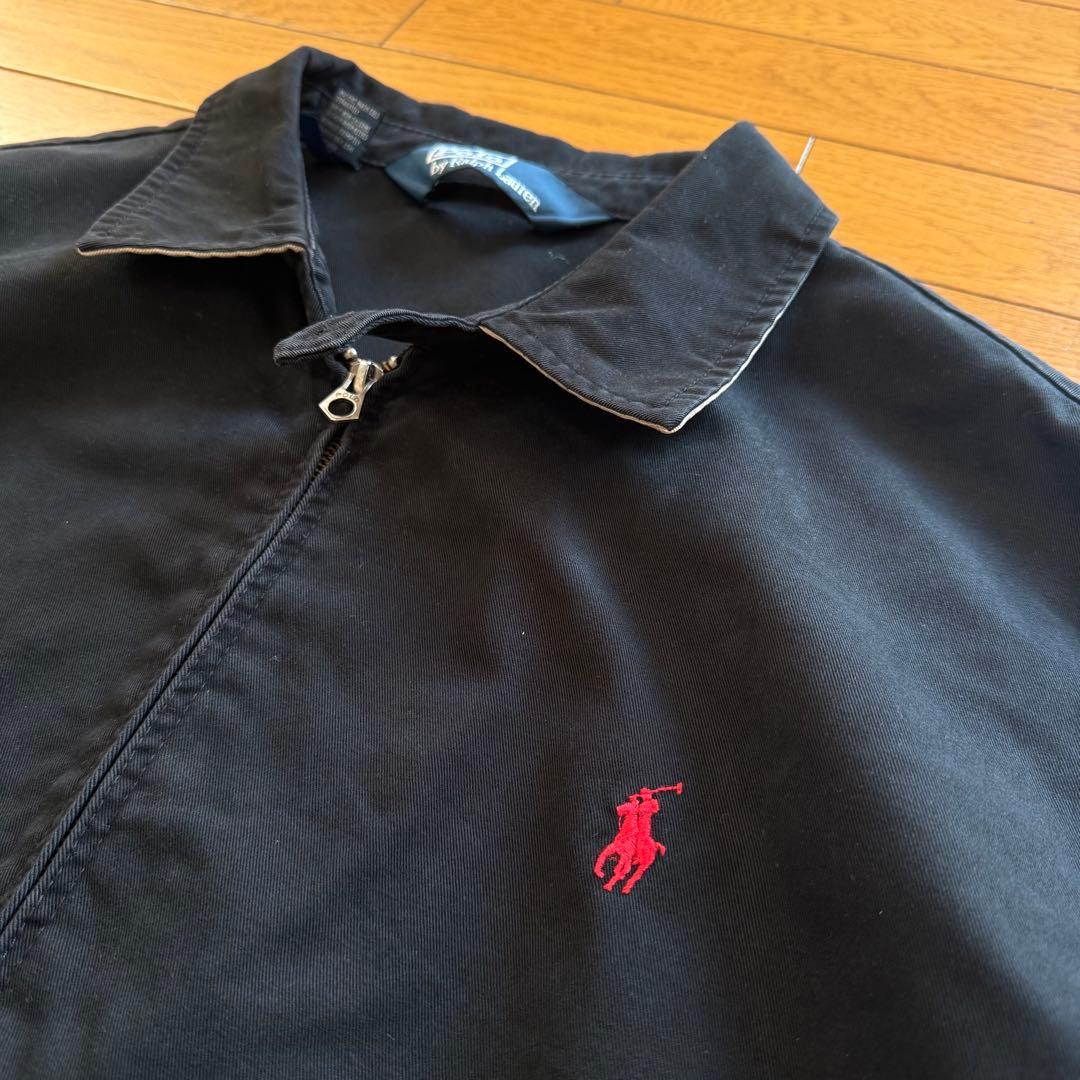 【美品】ラルフローレン スイングトップ　黒　XXL