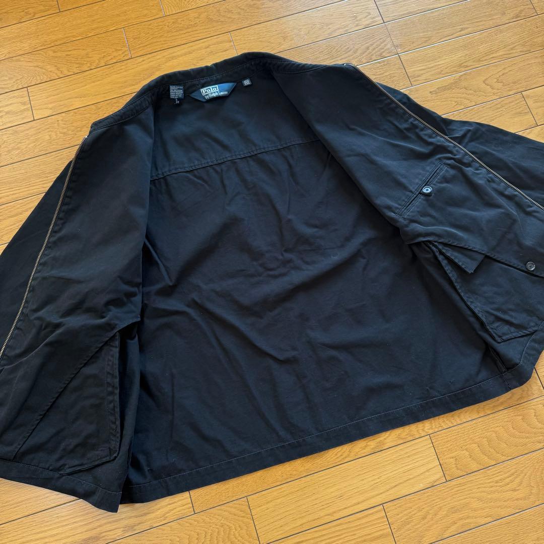 【美品】ラルフローレン スイングトップ　黒　XXL