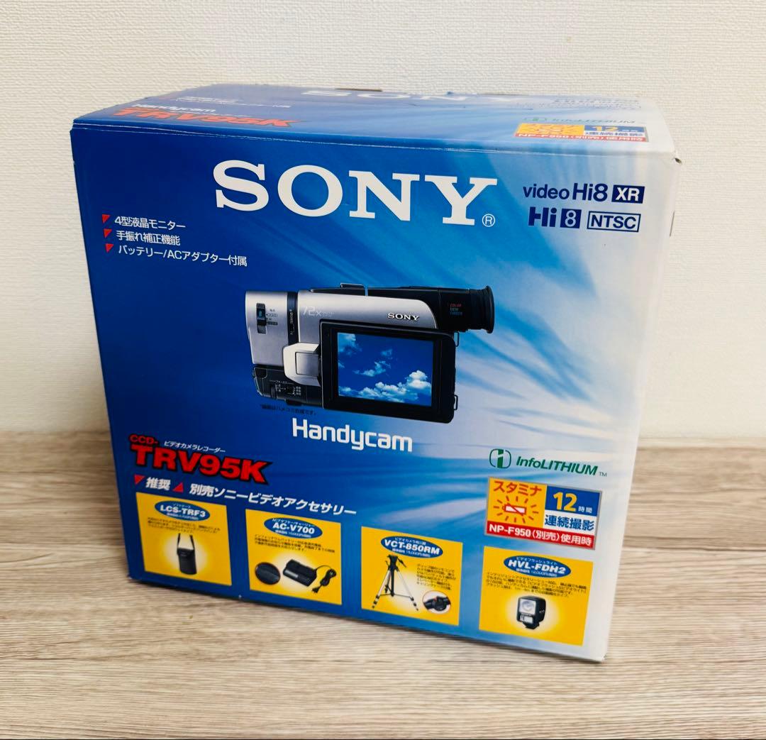 【ジャンク】SONY CCD-TRV95K Hi8 ビデオカメラ 本体