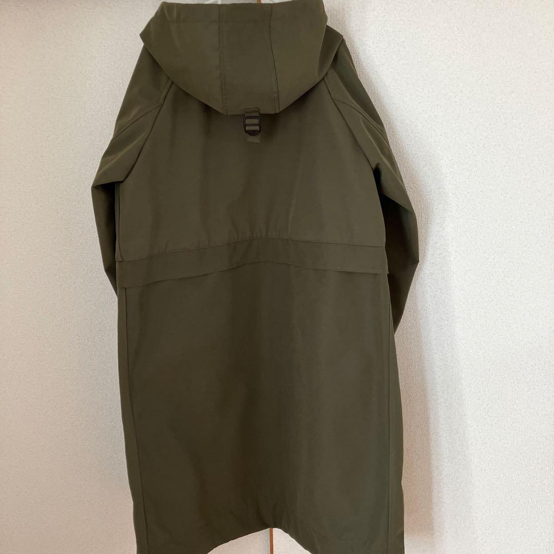 Spick&Span ボンディングフーデットコート カーキグリーン