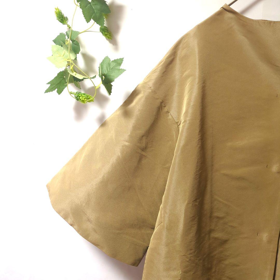 【新品タグ付き】LOHENトッパーコート キャメル 定価55.000円