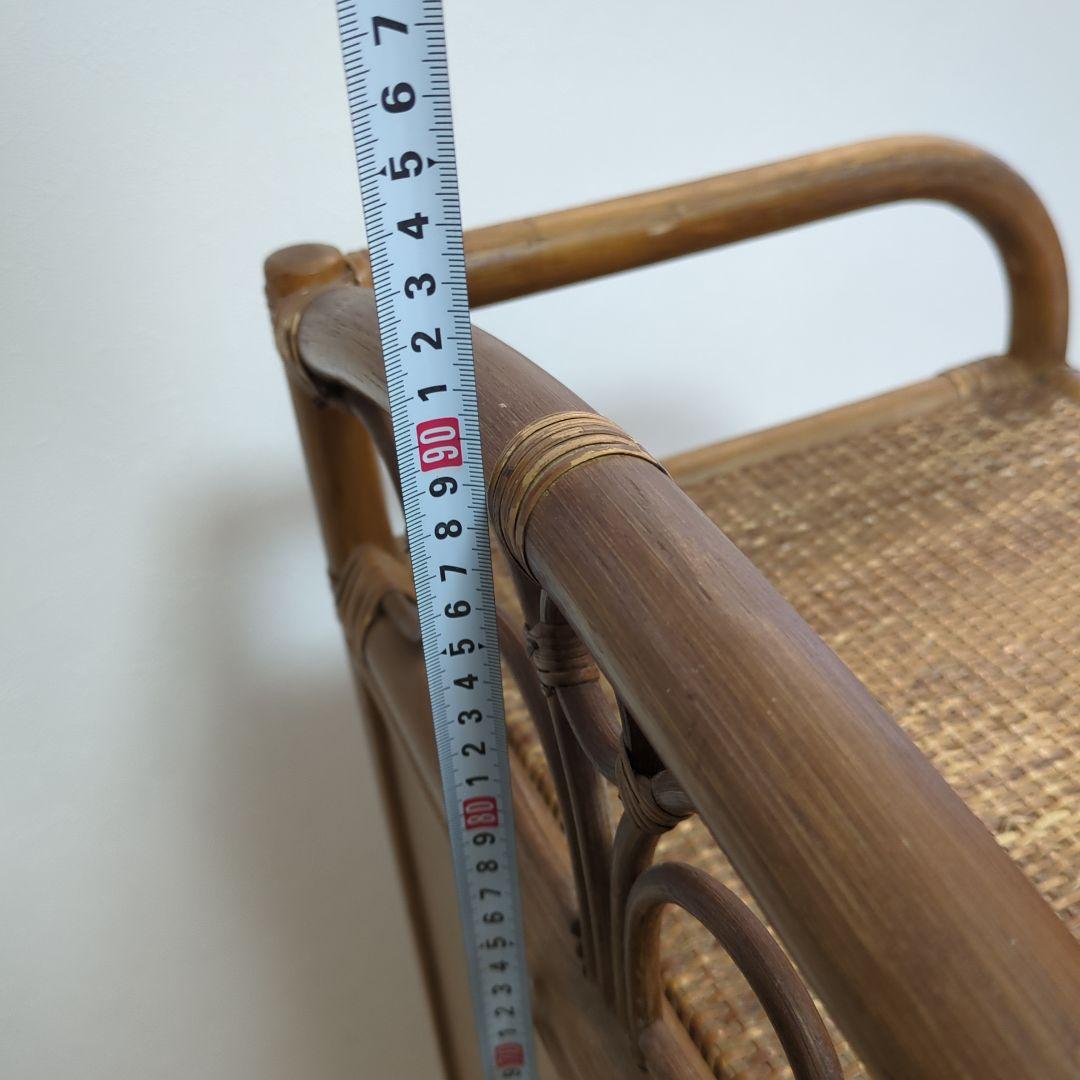 ラタン 引き出し箪笥 昭和レトロ チェスト 5段6杯 アンティーク家具