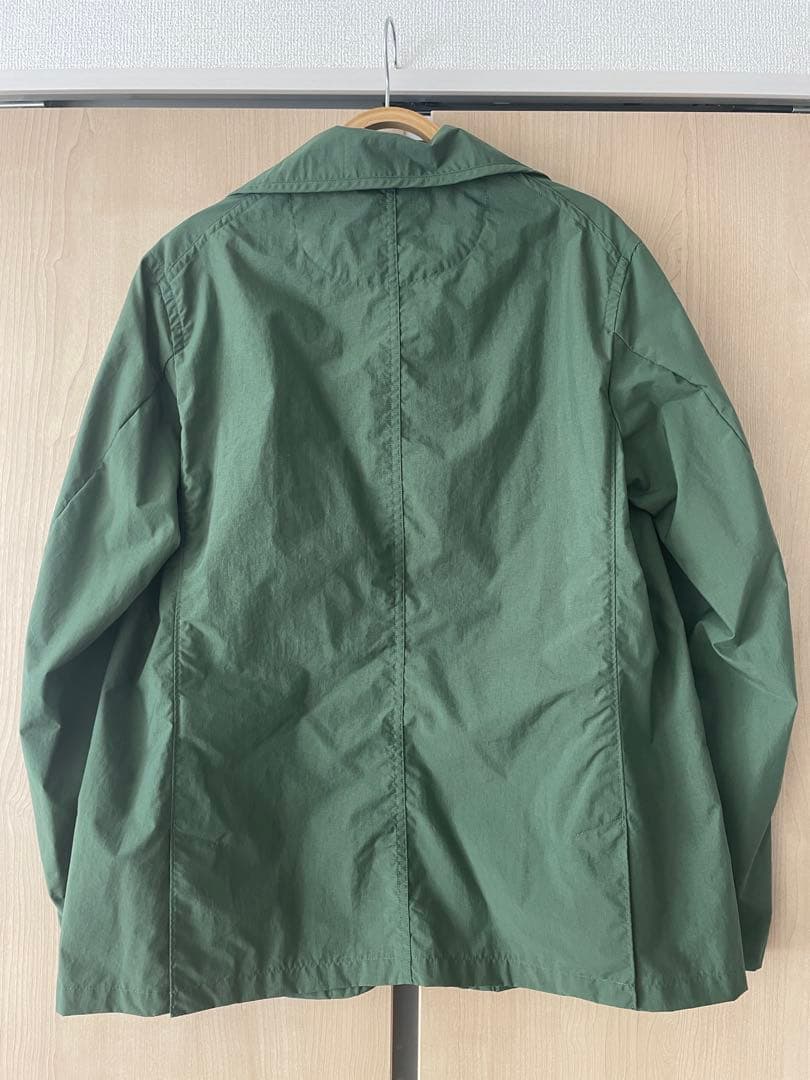 DANTON×BEAMSナイロン カバーオール　コート オリーブ　40 日本製