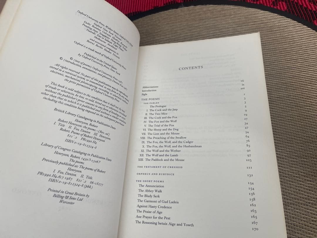 希少　Robert Henryson The Poems
