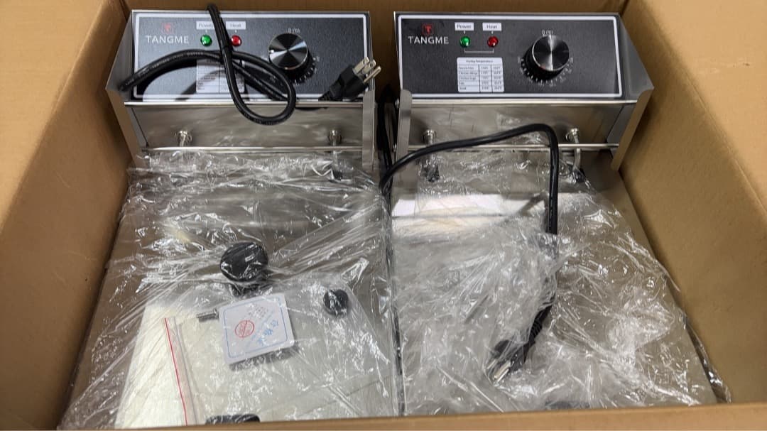 フライヤー 大容量 ステンレス鋼 電気フライヤー 3400W