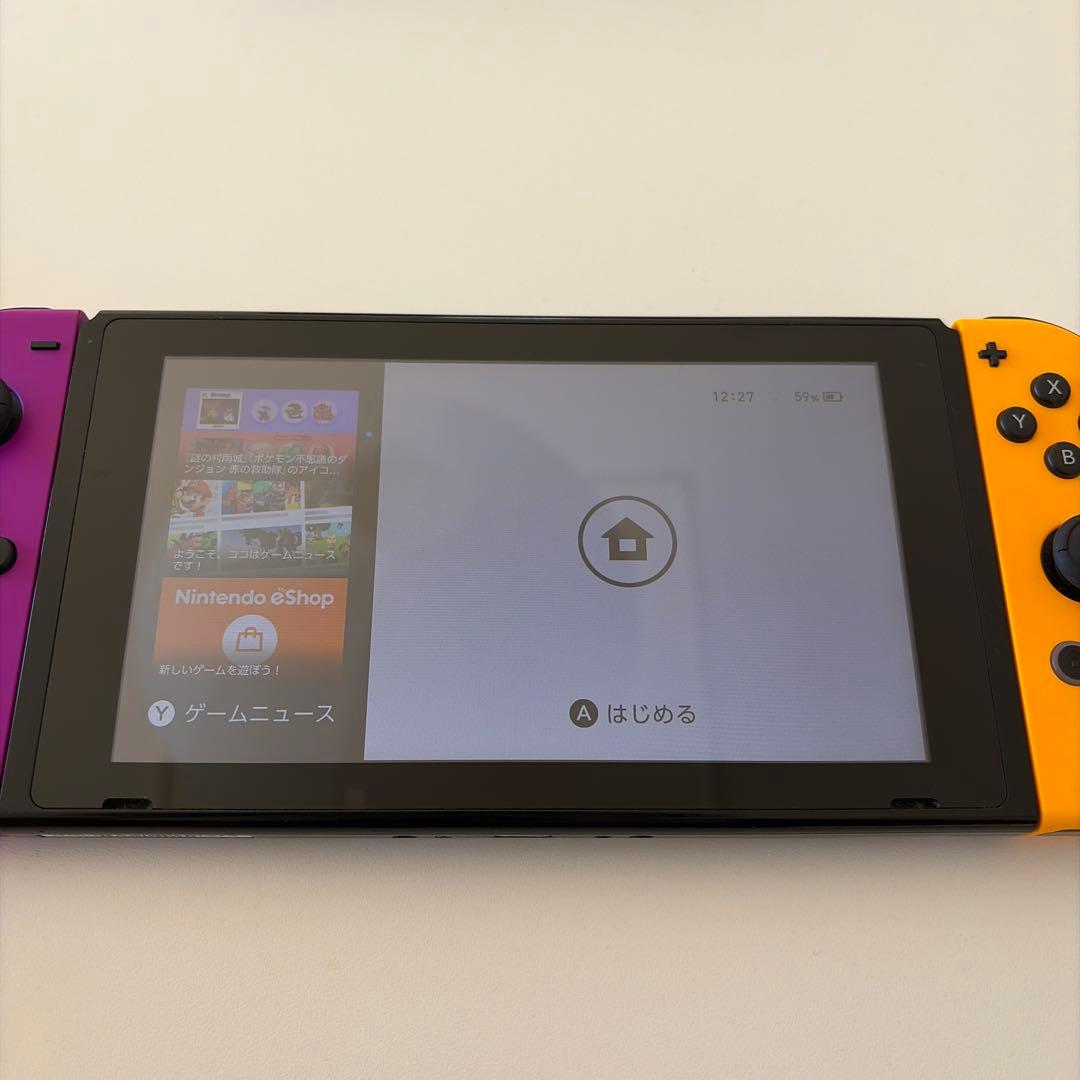 も*こ様 Nintendo Switch 本体 紫とオレンジ Joy-Con