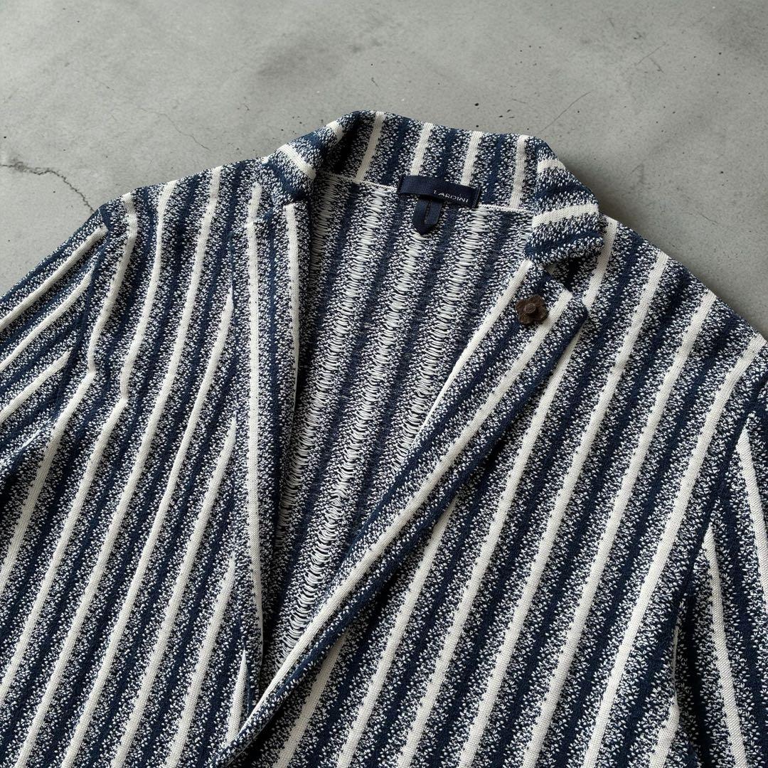 【至高の逸品】LARDINI ラルディーニ 高級ニットテーラードジャケット