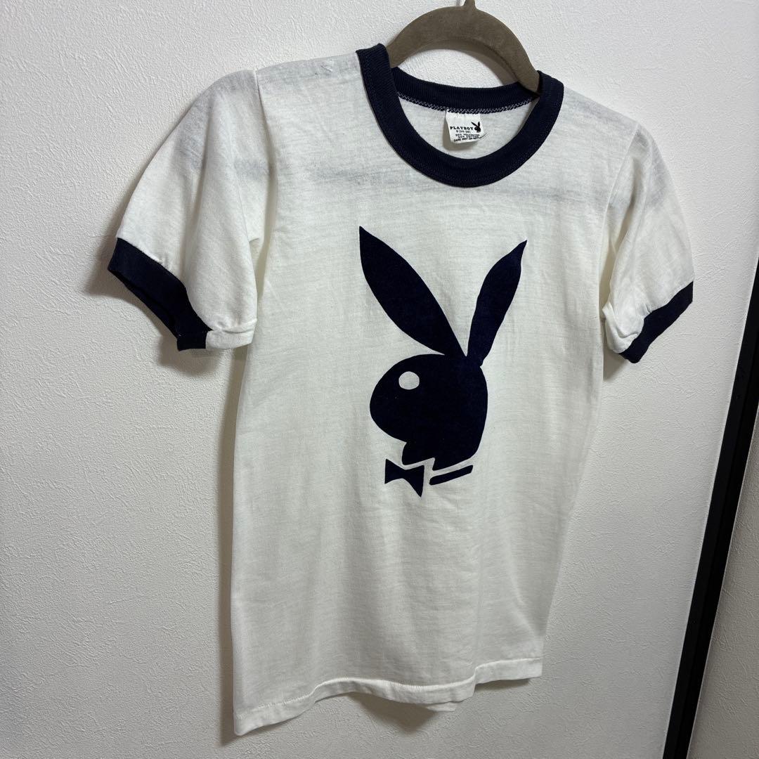 PLAY BOY ヴィンテージ リンガー Tシャツ 80s 70s US 古着
