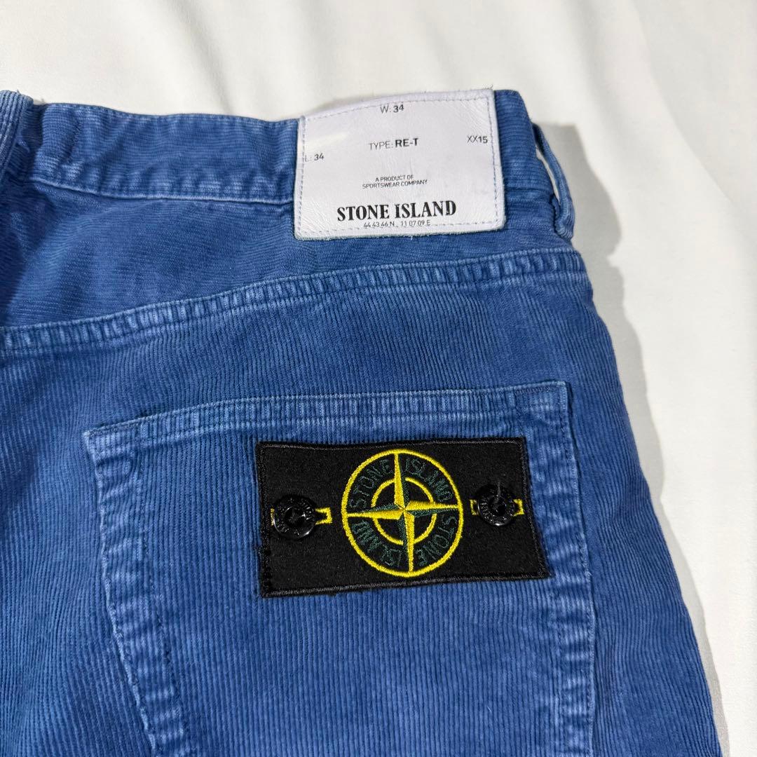 STONE  コーデュロイパンツ W34 ブルー
