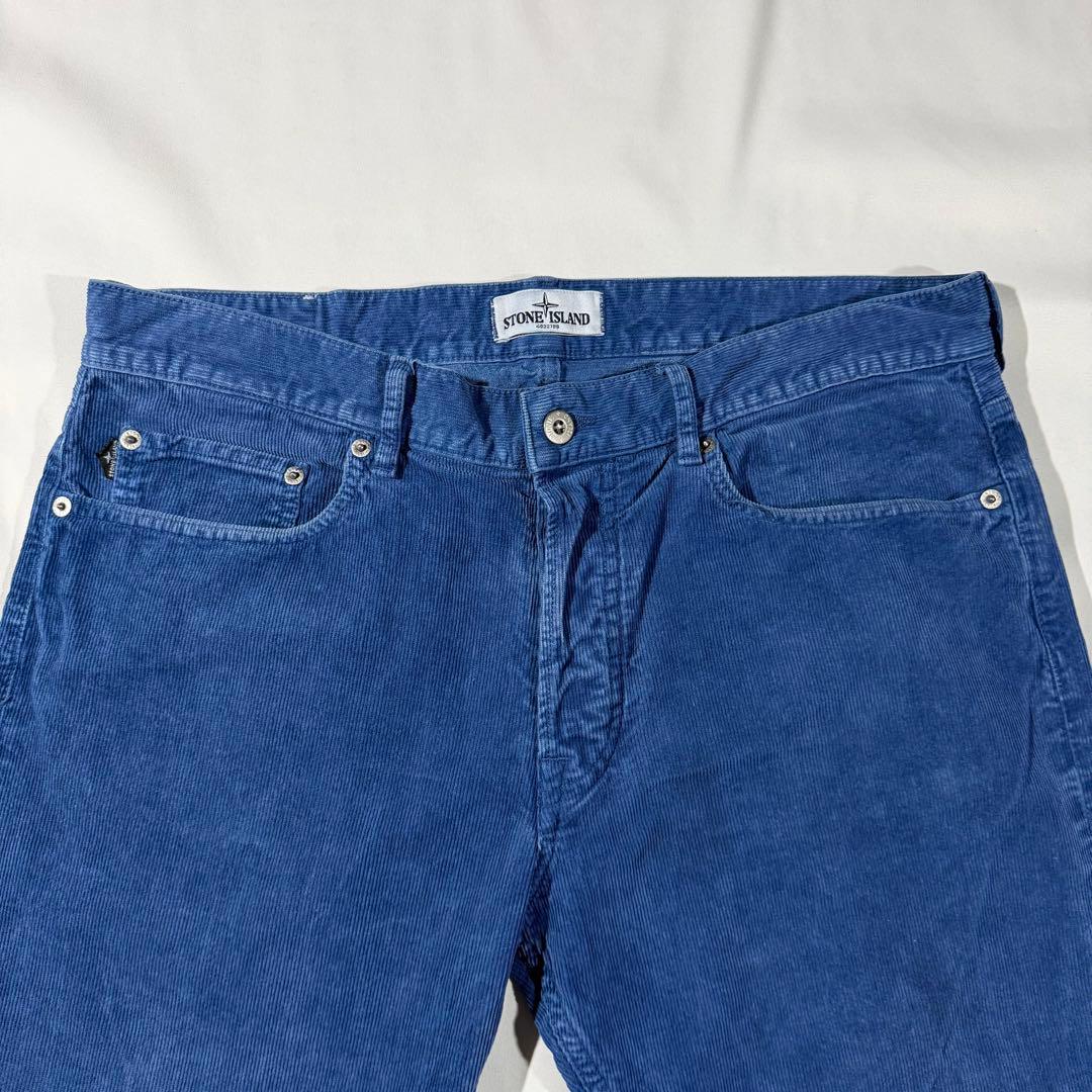 STONE  コーデュロイパンツ W34 ブルー