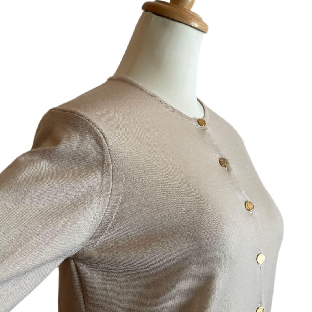 【MUSE de DEUXIEME CLASSE】 金ボタン ニットカーディガン