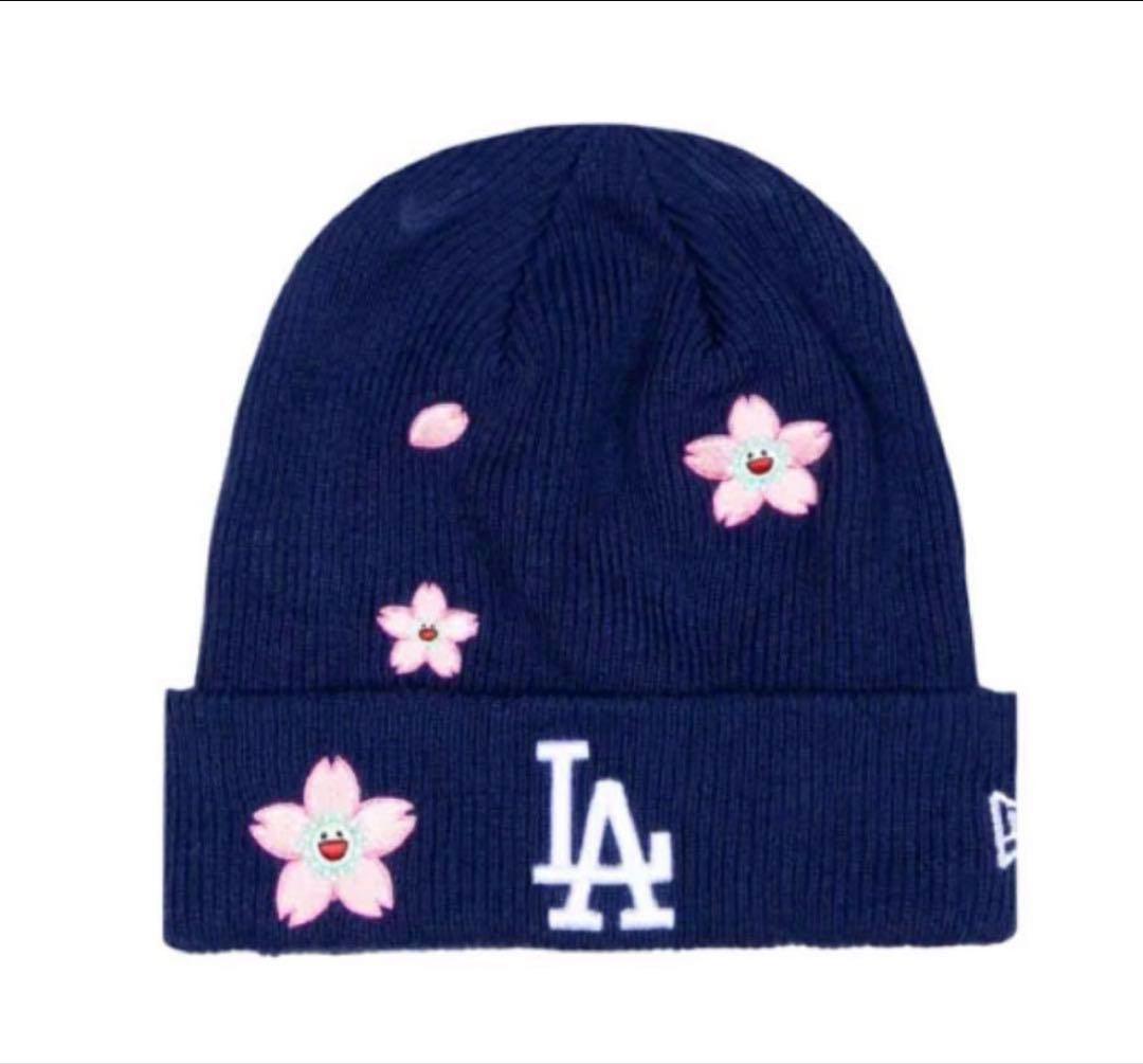 村上隆 MLB New Era LA Dodgers Cuff Beanie