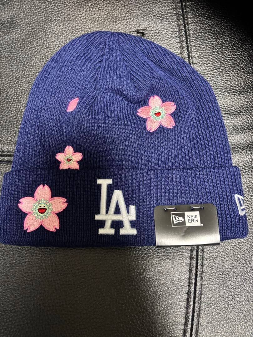 村上隆 MLB New Era LA Dodgers Cuff Beanie