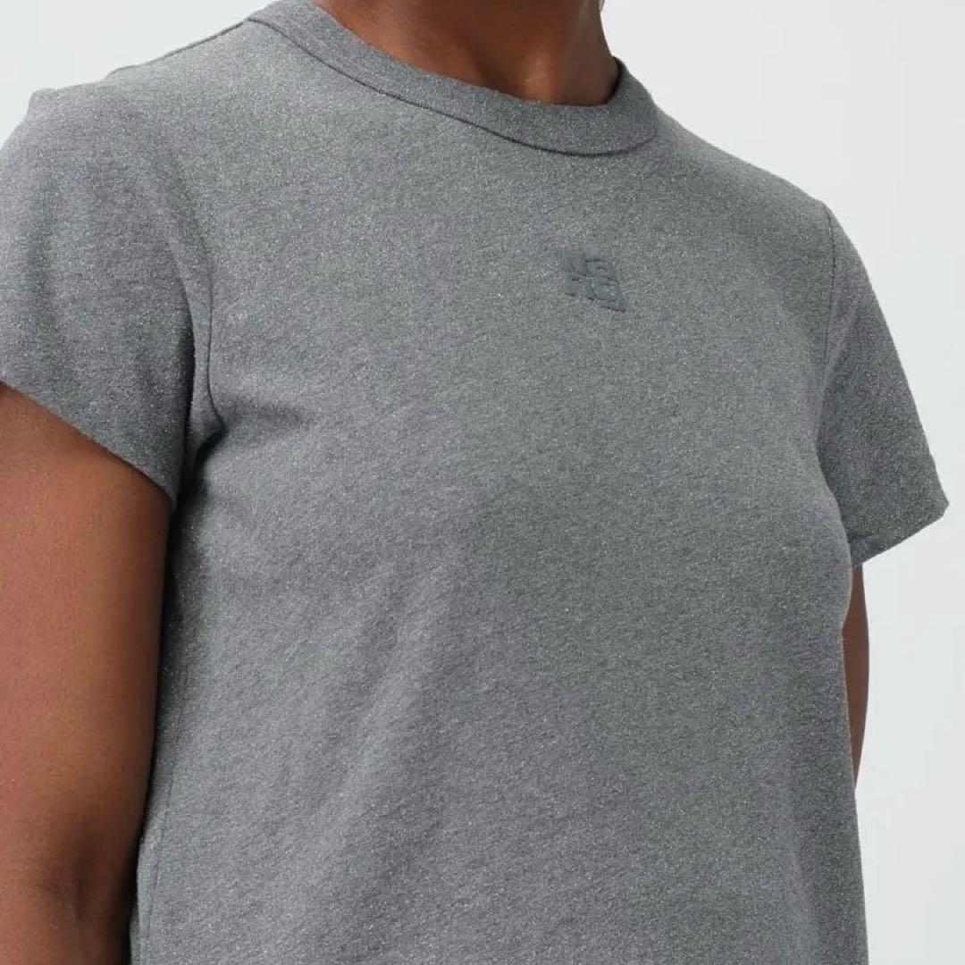 【アレキサンダーワン】クロップドTシャツ ロゴ