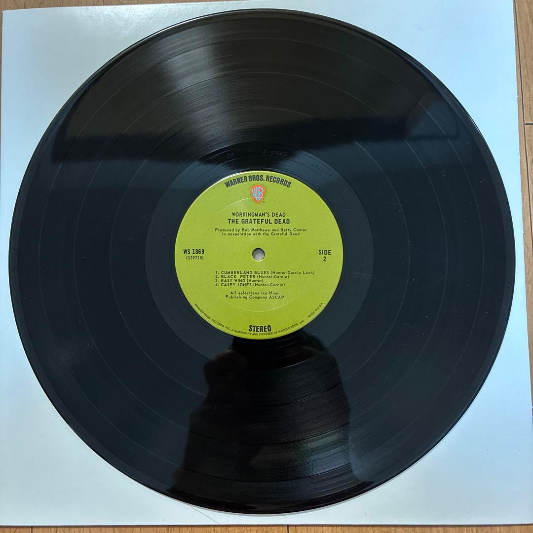 グレイトフルデッド 名盤 レコード ワーキングマンズデッド USオリジナル盤