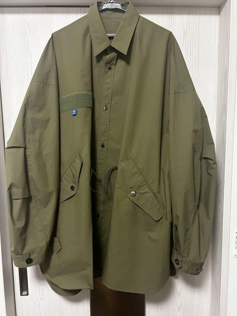 【FUMITO GANRYU】M-51 モッズ シャツ