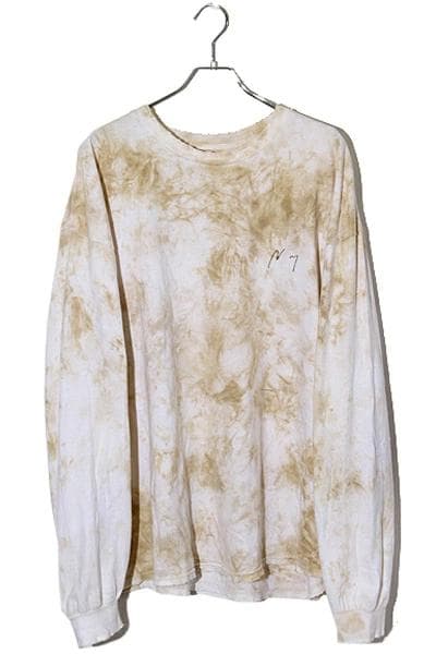 ANCELLM アンセルム 別注 MARBLING LS T-SHIRT Ex