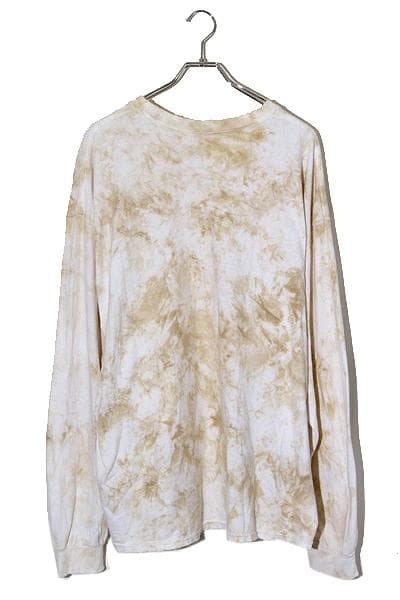 ANCELLM アンセルム 別注 MARBLING LS T-SHIRT Ex