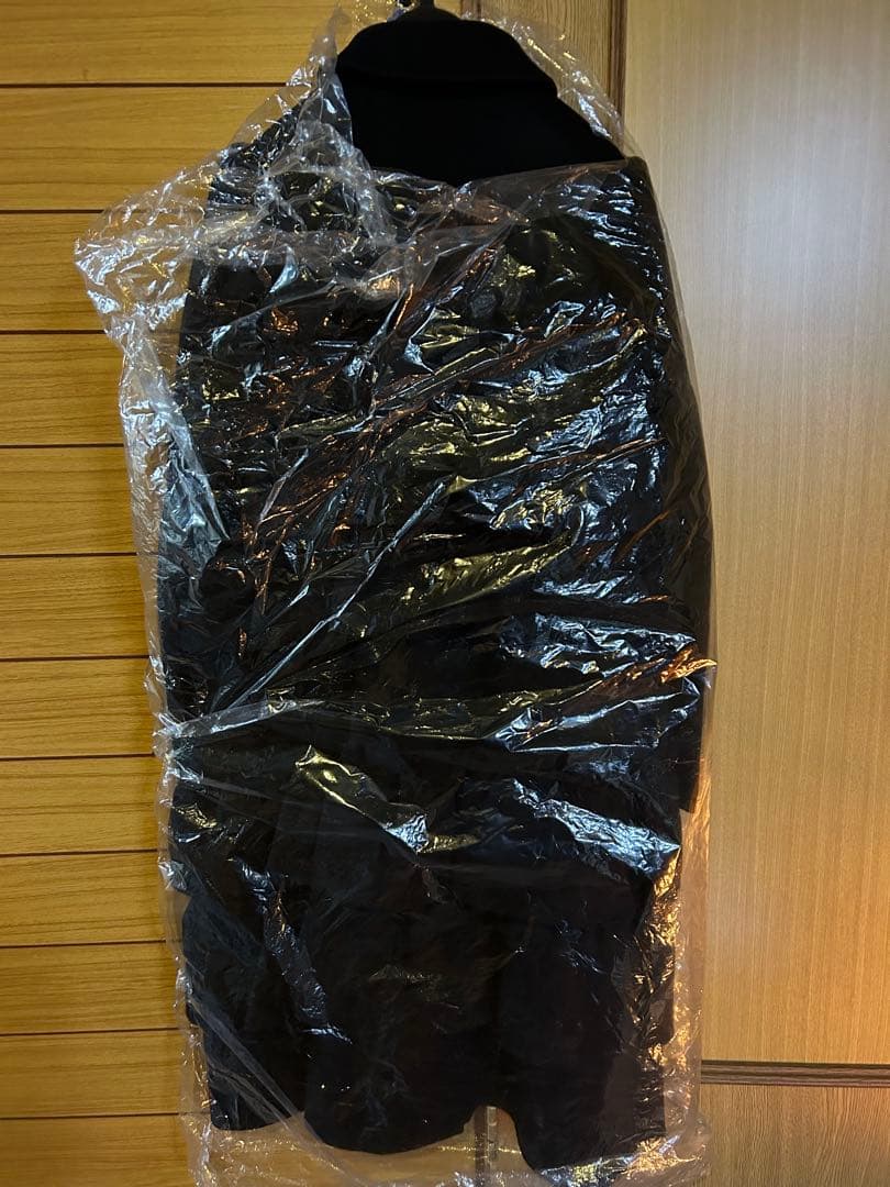 さ*や様 ボーダーズアットバルコニー　フリルコート　S黒　新品