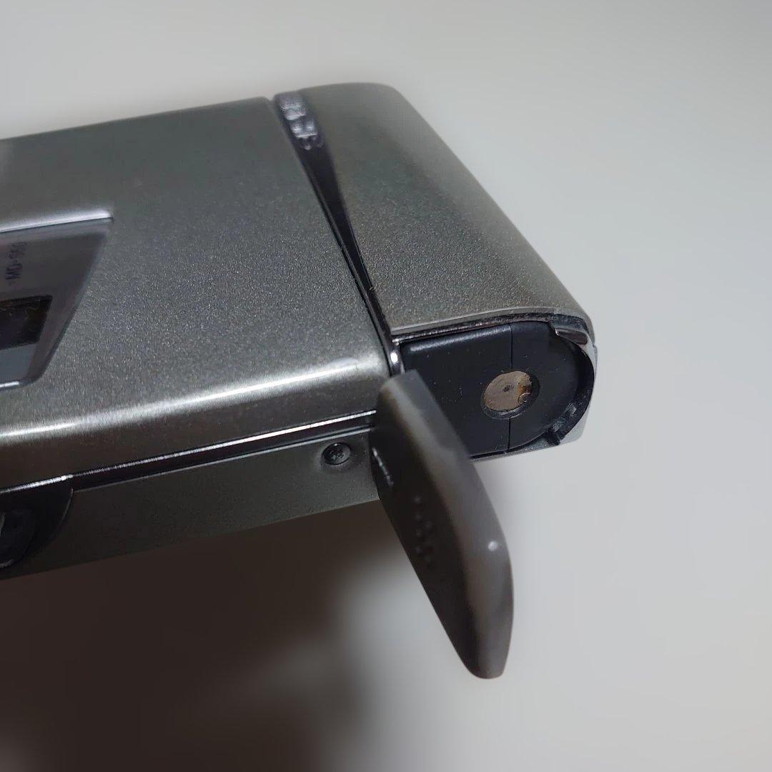 【動作未確認】『SHARP』 MD-S50 ポータブルMDプレーヤー シルバー