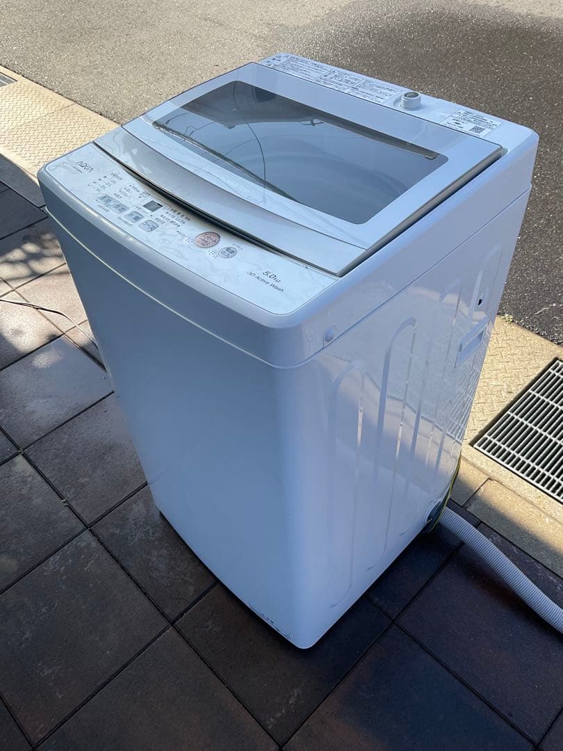 【洗浄除菌済み】アクア全自動洗濯機・冷凍冷蔵庫セット販売　2022年製