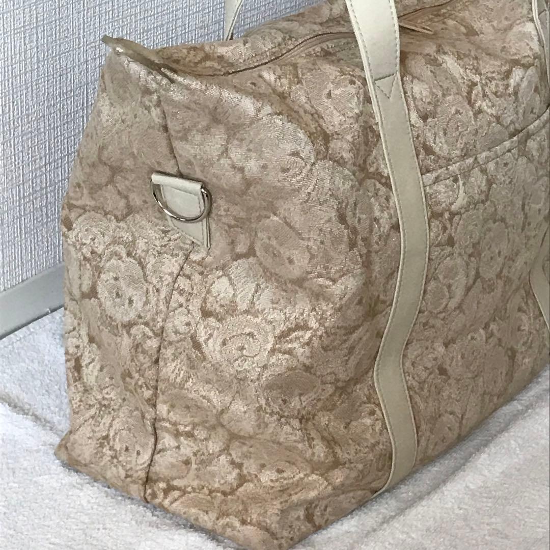美品　ヤマト屋　ラビラビ　ボストンバッグ　テディベア柄　クマ柄　2WAY