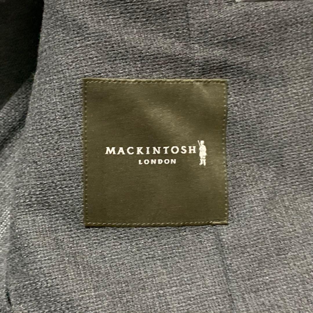 マッキントッシュロンドン ジャケット L グレー メタル釦 背抜き アンコン