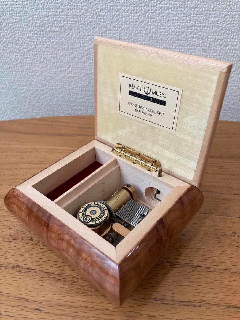 REUGE オルゴール メモリー リングボックス リュージュ