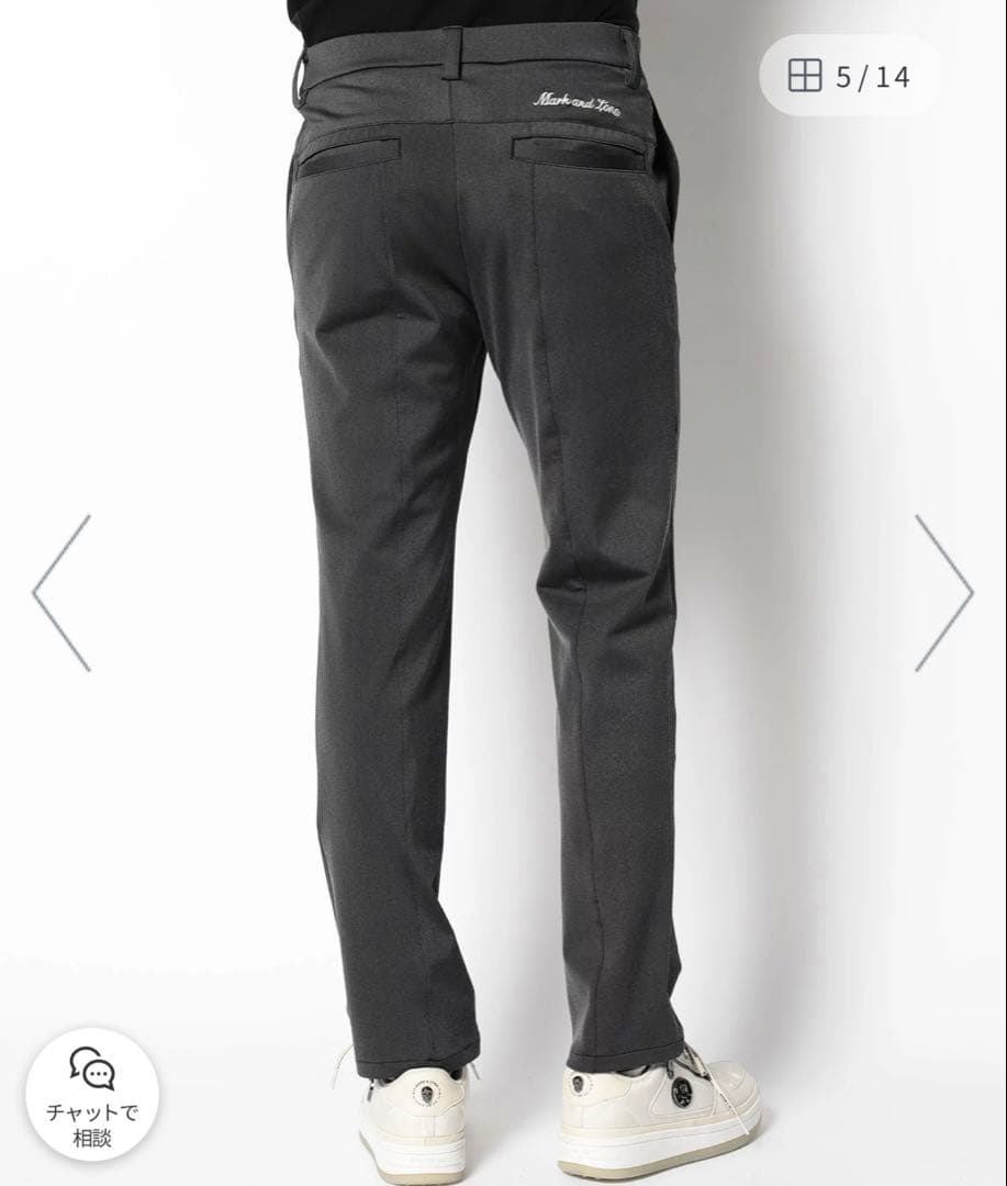 [美品]MARK&LONA ゴルフ　ストレッチパンツ　タグ付き　48 早い者勝ち
