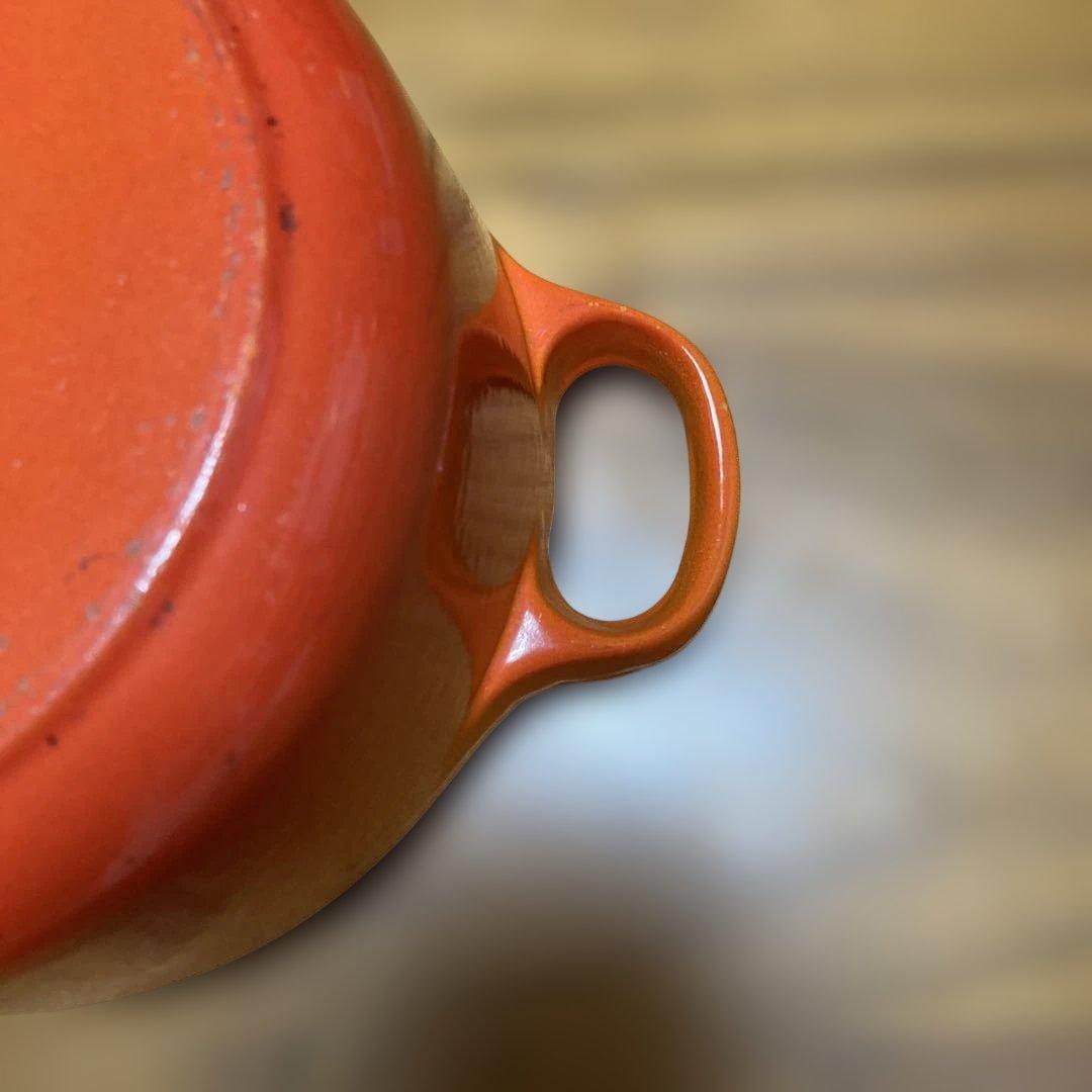 れ*い様 Le Creuset オレンジ 両手鍋 18センチ