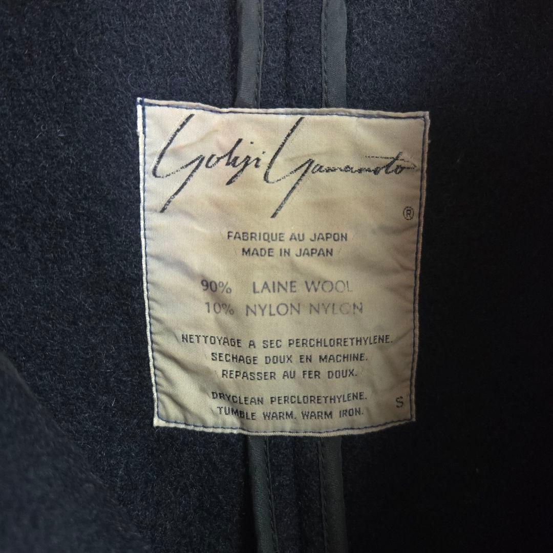 80's Yohji Yamamoto femme ウールロングコート ネイビー