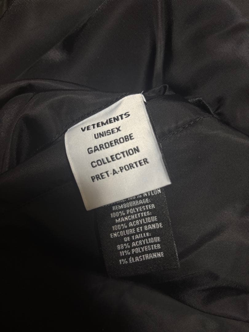 ジャケット・アウター Vetements Alpha Moto Bomber Jacket
