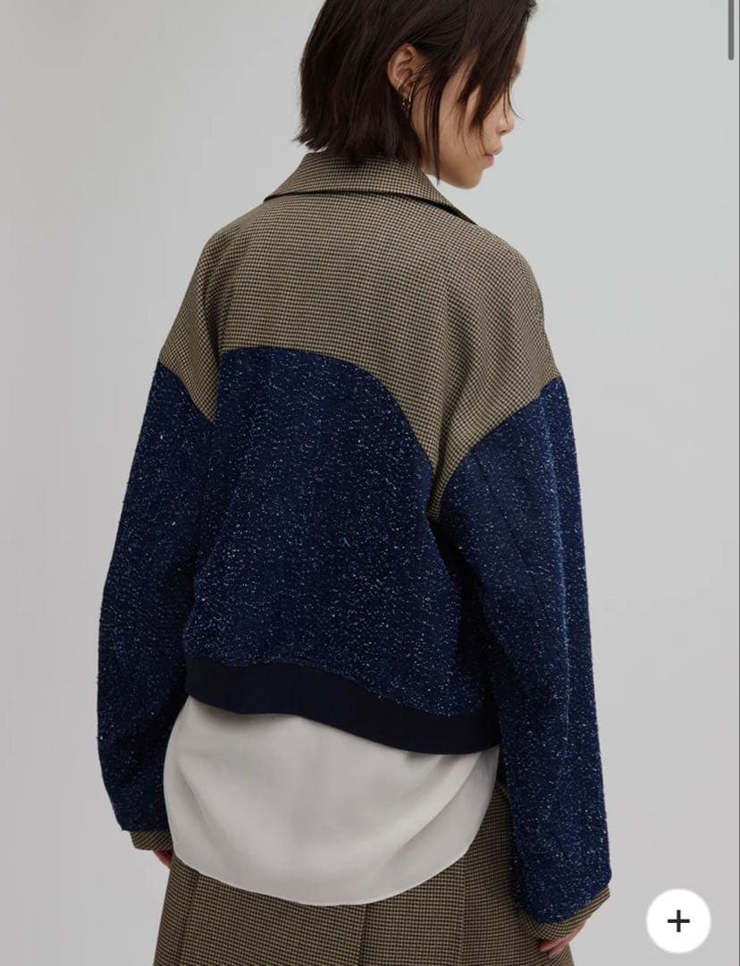 Ameri♡ JENNY CURVE DOCKING BLOUSON